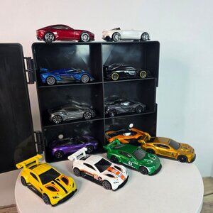 Custom Hot Wheels British Supercar 12 Pack With Storage Display Case